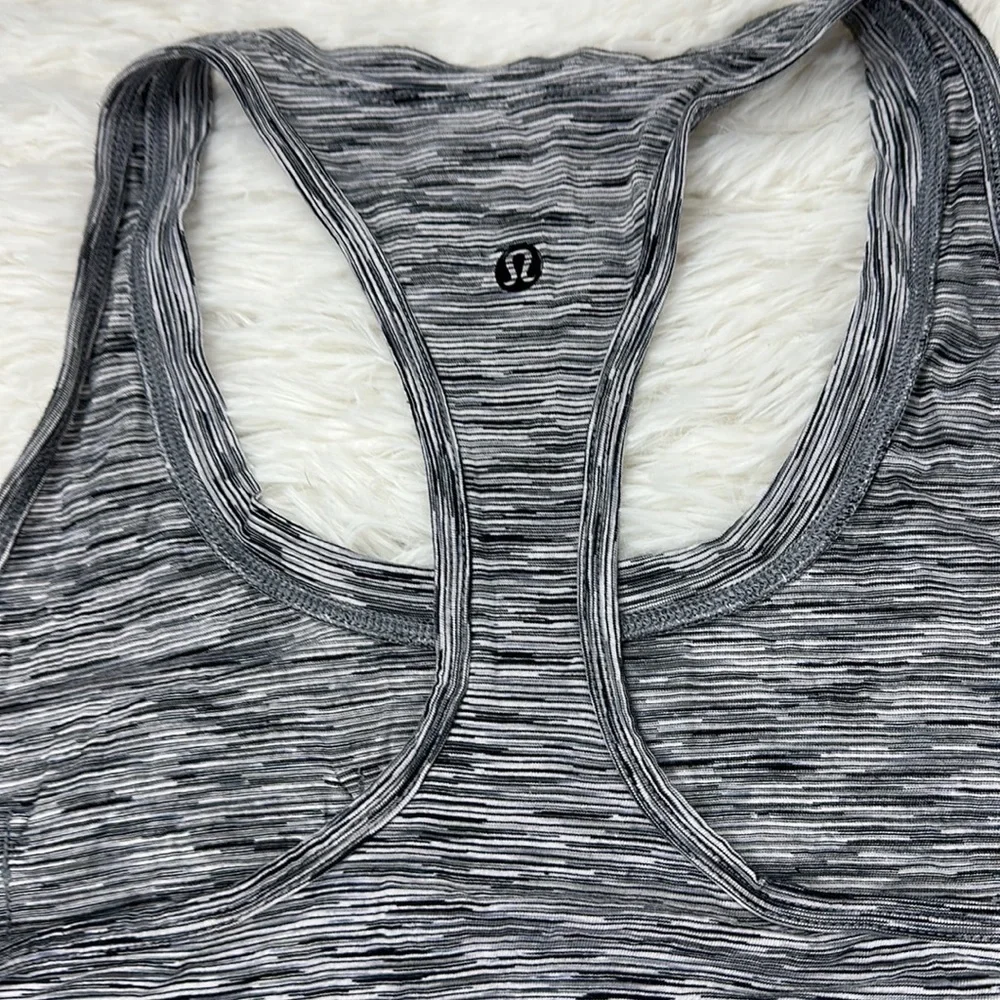 Lululemon Yogi Racer Back III 4 Color Space Dye White Black - Picture 4 of 4